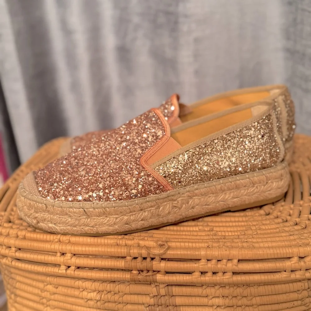VIDORRETA  Glitter | Gold & Rosegold | Shoes Size 40